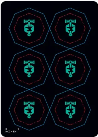 Punch Card Token (5/8) [Streets of New Capenna Commander Tokens] | Dumpster Cat Games