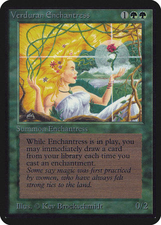 Verduran Enchantress [Limited Edition Alpha] | Dumpster Cat Games
