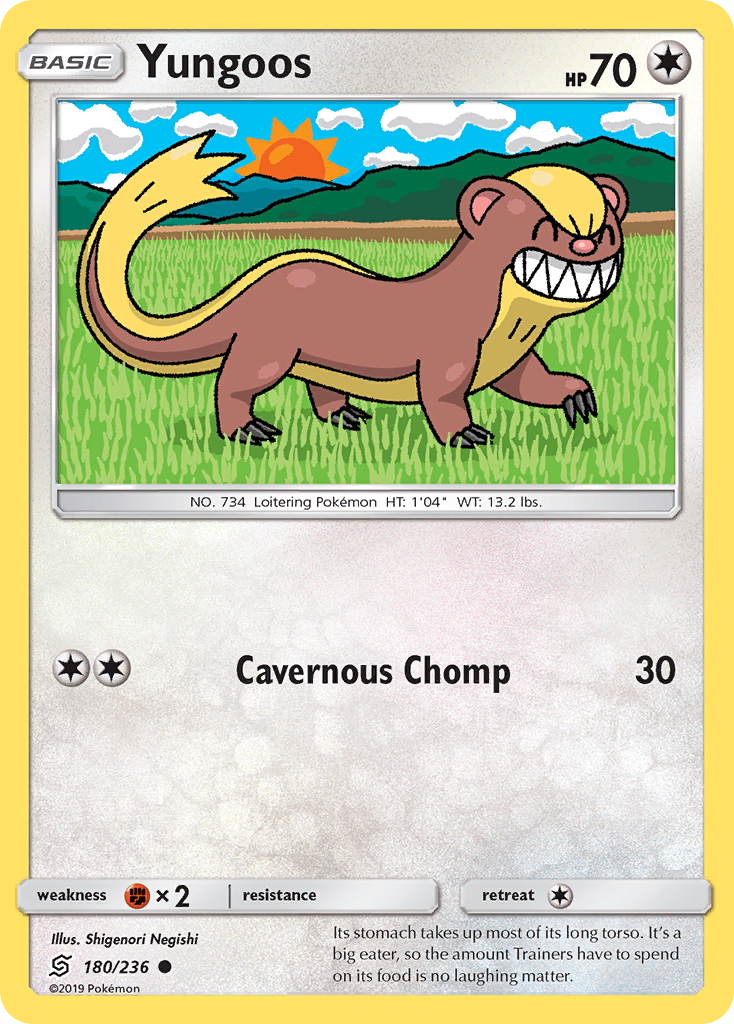 Yungoos (180/236) [Sun & Moon: Unified Minds] | Dumpster Cat Games
