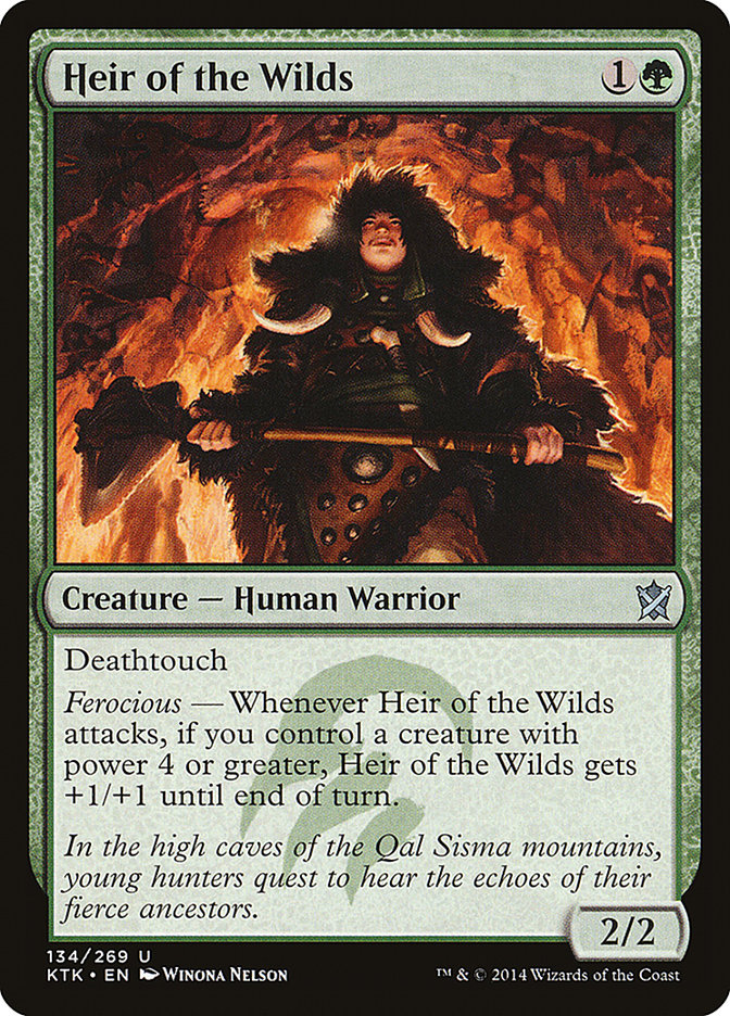 Heir of the Wilds [Khans of Tarkir] | Dumpster Cat Games