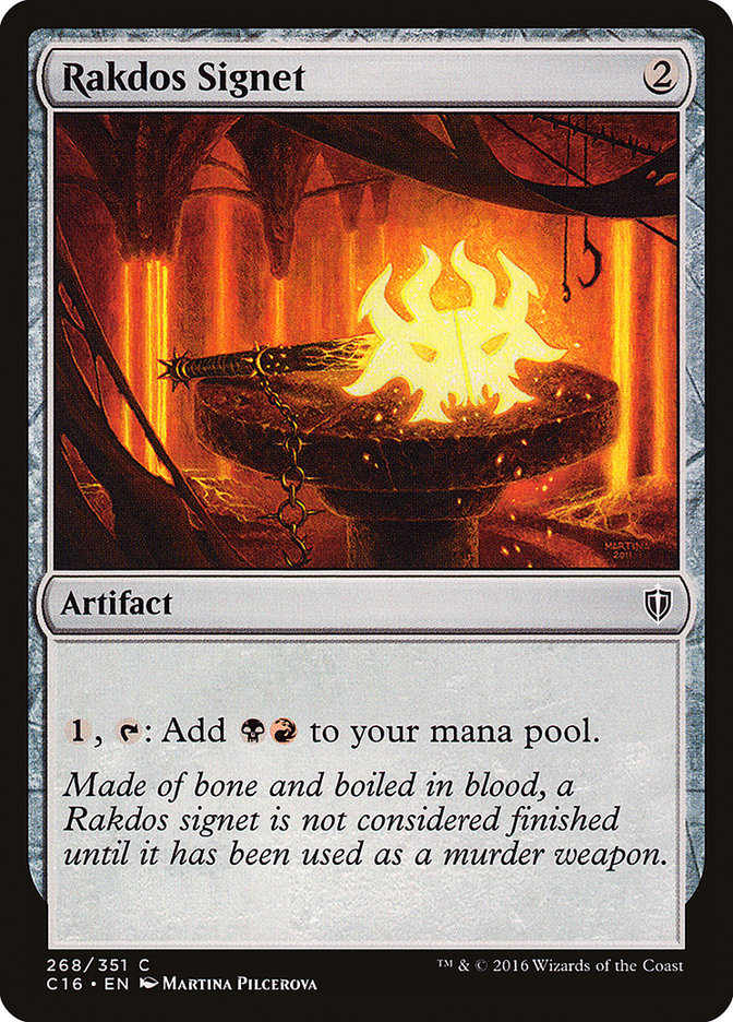 Rakdos Signet [Commander 2016] | Dumpster Cat Games