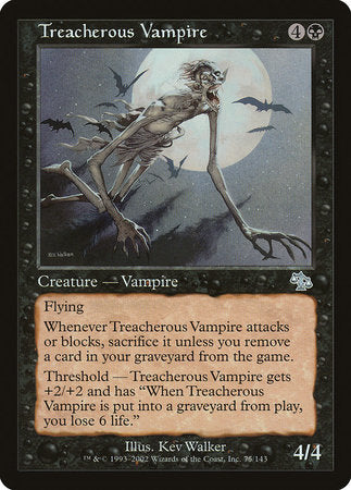 Treacherous Vampire [Judgment] | Dumpster Cat Games