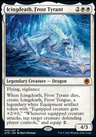 Icingdeath, Frost Tyrant (Promo Pack) [Dungeons & Dragons: Adventures in the Forgotten Realms Promos] | Dumpster Cat Games