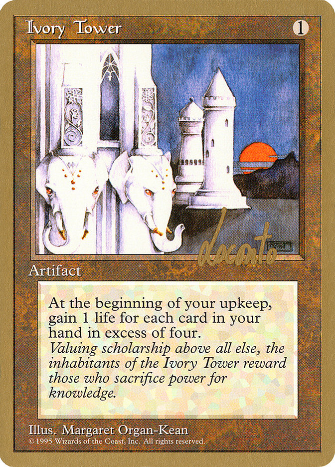 Ivory Tower (Michael Loconto) [Pro Tour Collector Set] | Dumpster Cat Games