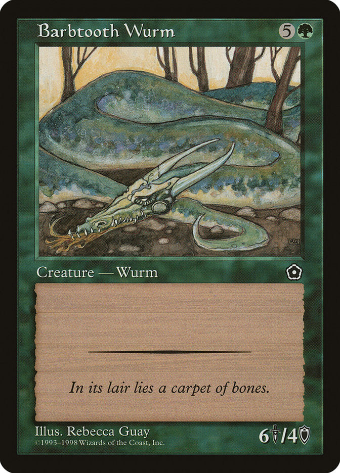 Barbtooth Wurm [Portal Second Age] | Dumpster Cat Games