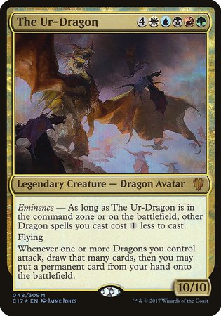 The Ur-Dragon (Commander 2017) [Commander 2017 Oversized] | Dumpster Cat Games