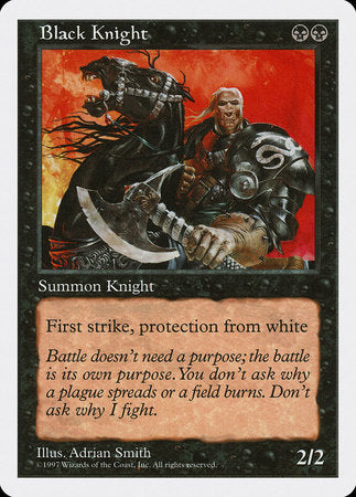Black Knight [Fifth Edition] | Dumpster Cat Games