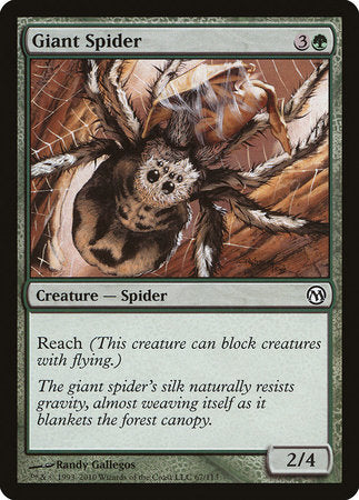 Giant Spider [Duels of the Planeswalkers] | Dumpster Cat Games