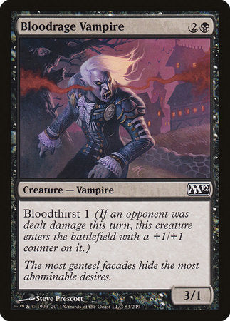 Bloodrage Vampire [Magic 2012] | Dumpster Cat Games