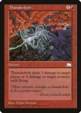 Thunderbolt [Weatherlight] | Dumpster Cat Games