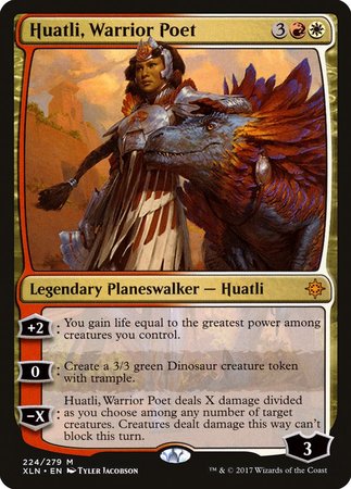 Huatli, Warrior Poet [Ixalan] | Dumpster Cat Games