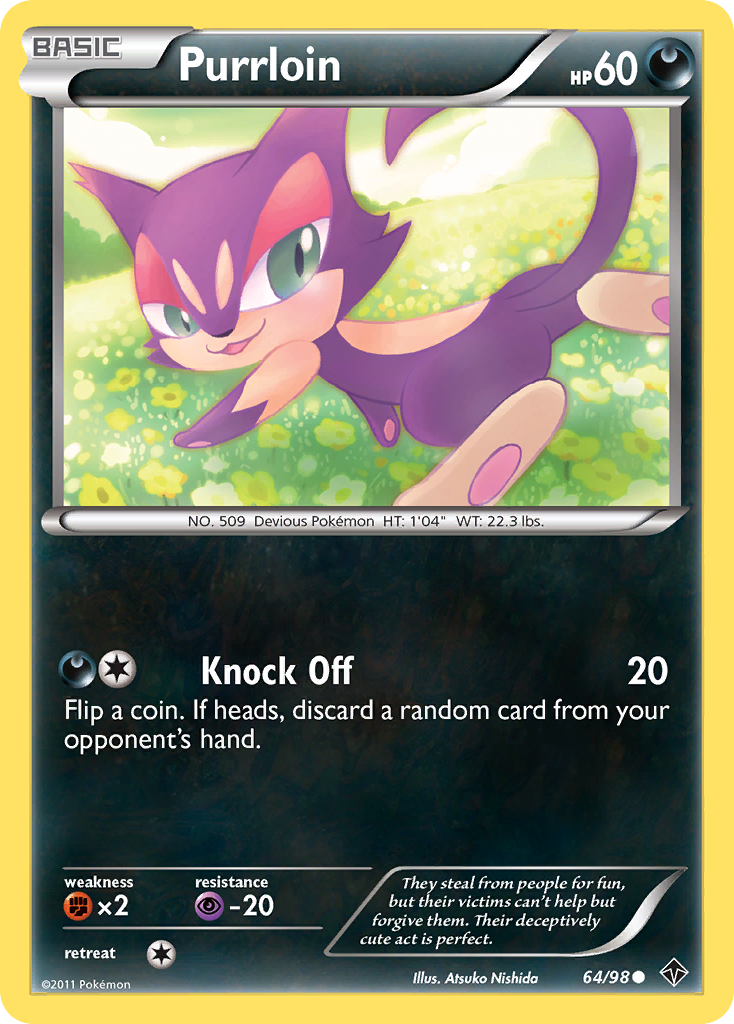 Purrloin (64/98) [Black & White: Emerging Powers] | Dumpster Cat Games