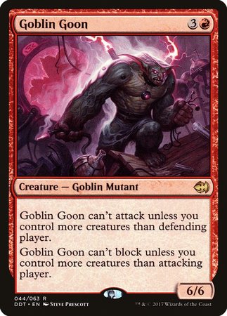 Goblin Goon [Duel Decks: Merfolk vs. Goblins] | Dumpster Cat Games