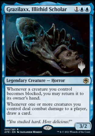 Grazilaxx, Illithid Scholar (Promo Pack) [Dungeons & Dragons: Adventures in the Forgotten Realms Promos] | Dumpster Cat Games