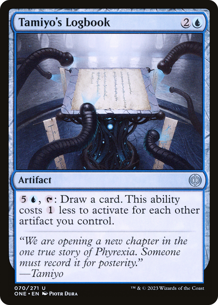 Tamiyo's Logbook [Phyrexia: All Will Be One] | Dumpster Cat Games
