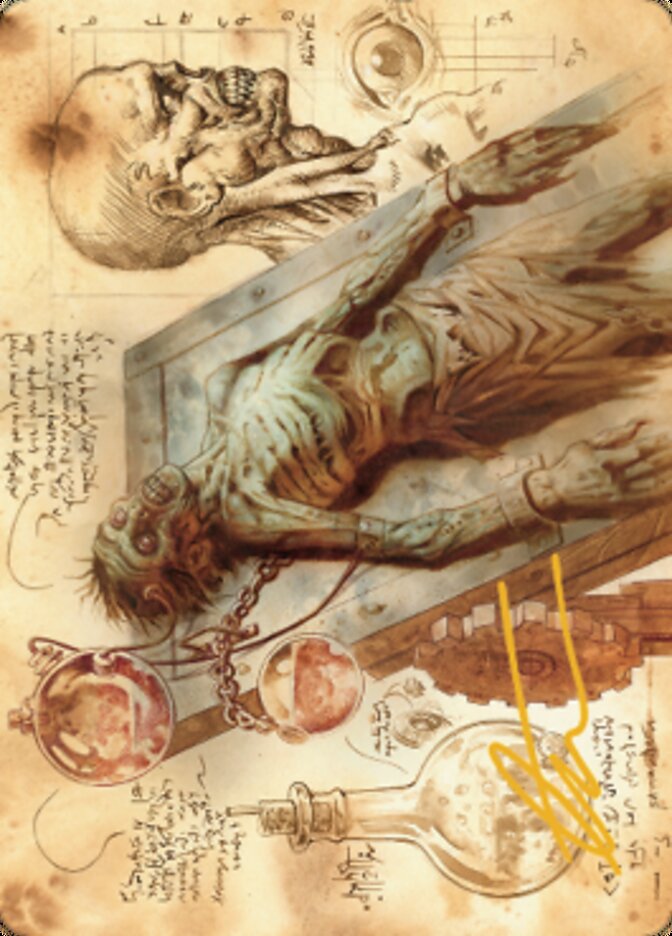 Ashnod's Altar Art Card (Gold-Stamped Signature) [The Brothers' War Art Series] | Dumpster Cat Games