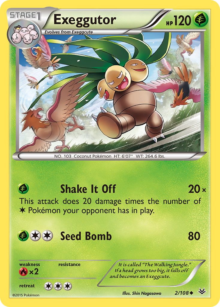 Exeggutor (2/108) [XY: Roaring Skies] | Dumpster Cat Games