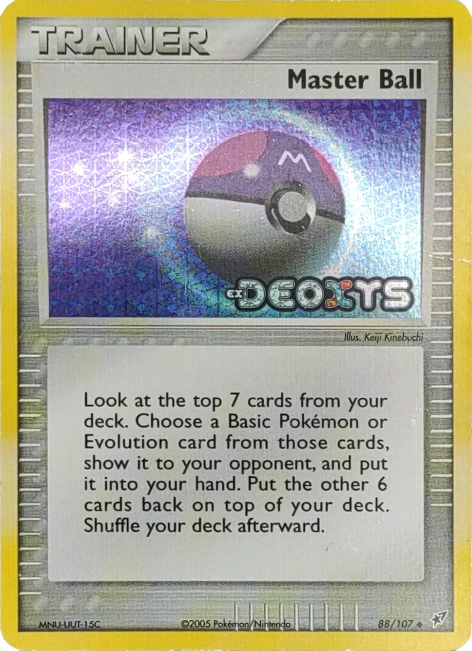 Master Ball (88/107) (Stamped) [EX: Deoxys] | Dumpster Cat Games
