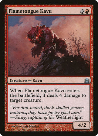 Flametongue Kavu [Commander 2011] | Dumpster Cat Games