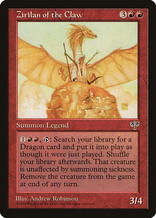 Zirilan of the Claw [Mirage] | Dumpster Cat Games