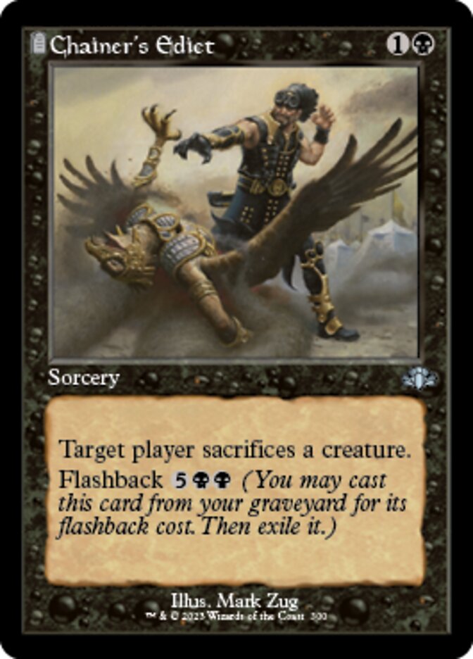Chainer's Edict (Retro) [Dominaria Remastered] | Dumpster Cat Games