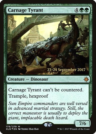 Carnage Tyrant [Ixalan Promos] | Dumpster Cat Games