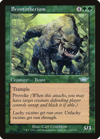 Brontotherium [Legions] | Dumpster Cat Games