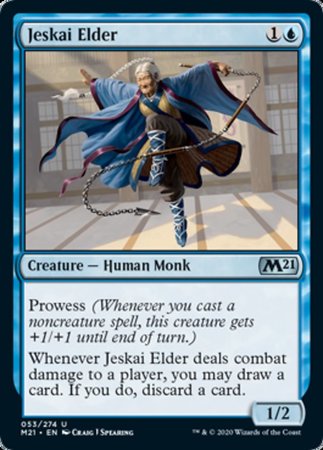 Jeskai Elder [Core Set 2021] | Dumpster Cat Games