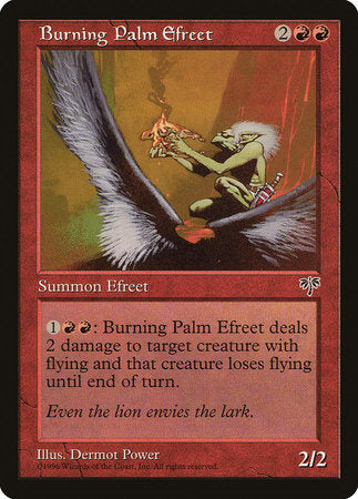 Burning Palm Efreet [Mirage] | Dumpster Cat Games