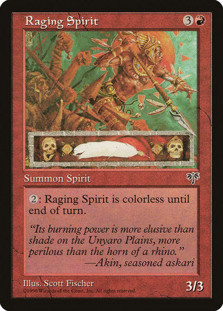 Raging Spirit [Mirage] | Dumpster Cat Games