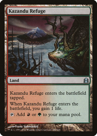 Kazandu Refuge [Commander 2011] | Dumpster Cat Games