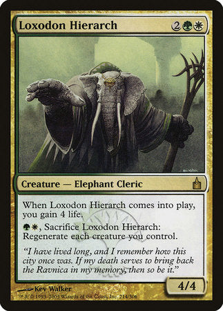 Loxodon Hierarch [Ravnica: City of Guilds] | Dumpster Cat Games
