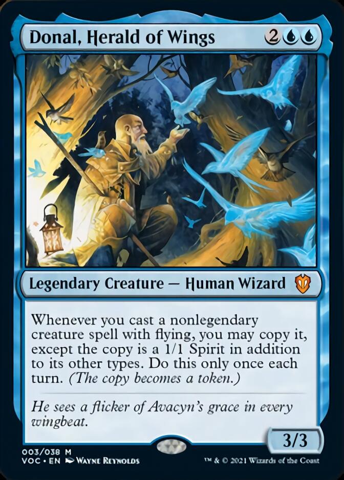 Donal, Herald of Wings [Innistrad: Crimson Vow Commander] | Dumpster Cat Games