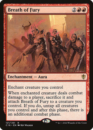 Breath of Fury [Commander 2016] | Dumpster Cat Games