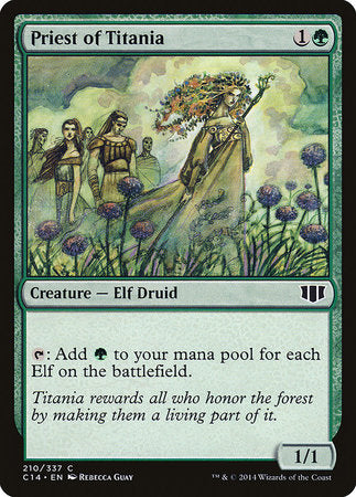 Priest of Titania [Commander 2014] | Dumpster Cat Games