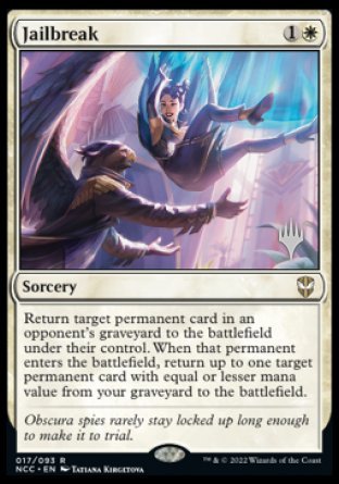 Jailbreak (Promo Pack) [Streets of New Capenna Commander Promos] | Dumpster Cat Games