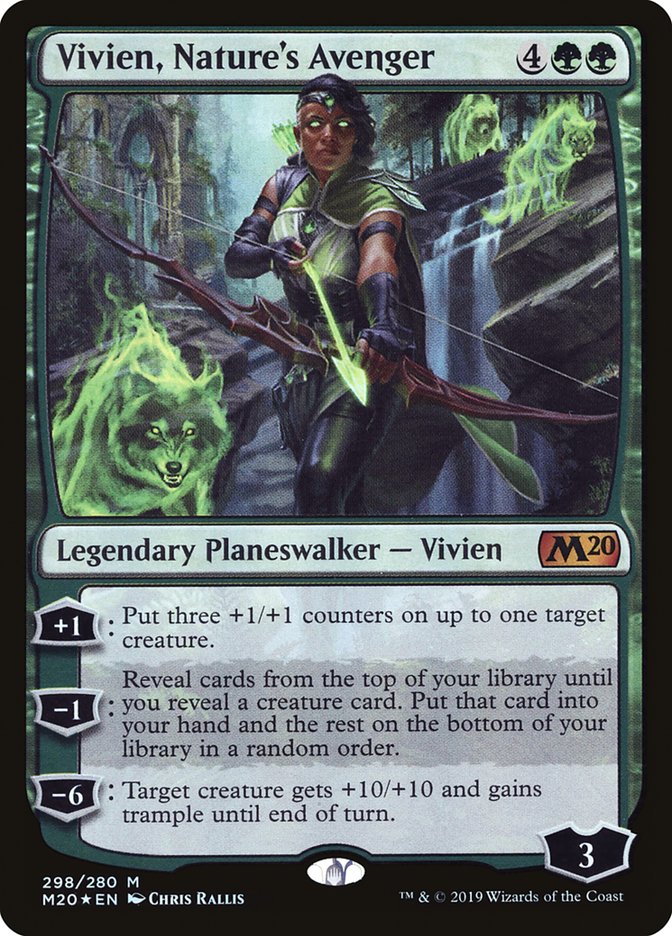 Vivien, Nature's Avenger [Core Set 2020] | Dumpster Cat Games