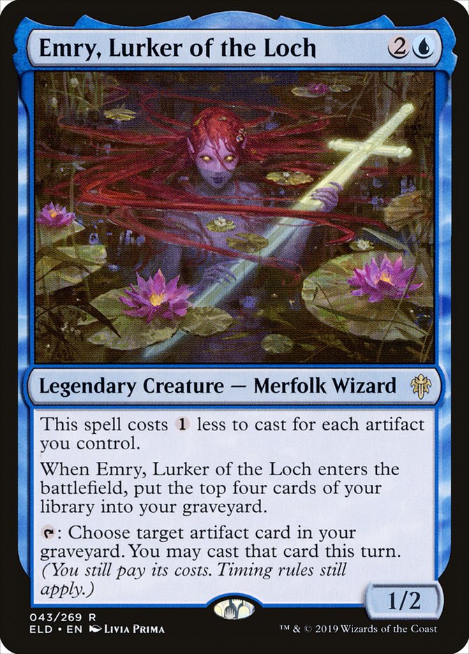 Emry, Lurker of the Loch [Throne of Eldraine] | Dumpster Cat Games