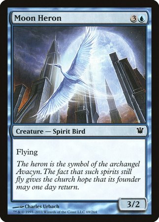 Moon Heron [Innistrad] | Dumpster Cat Games