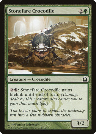Stonefare Crocodile [Return to Ravnica] | Dumpster Cat Games
