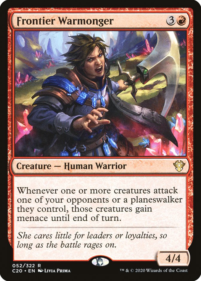 Frontier Warmonger [Commander 2020] | Dumpster Cat Games
