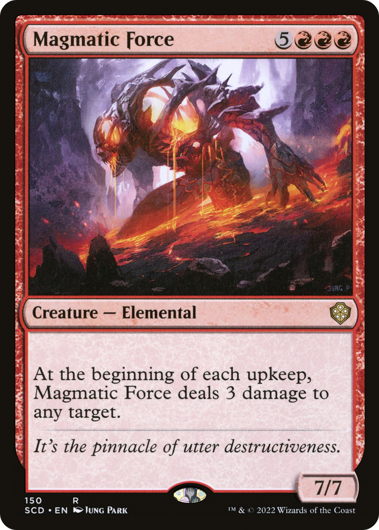 Magmatic Force [Starter Commander Decks] | Dumpster Cat Games