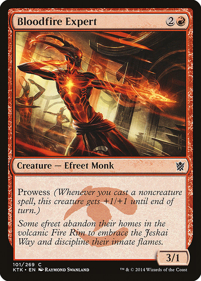 Bloodfire Expert [Khans of Tarkir] | Dumpster Cat Games
