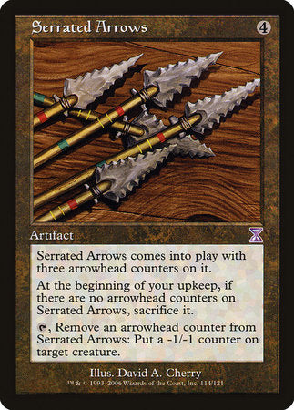 Serrated Arrows [Time Spiral Timeshifted] | Dumpster Cat Games