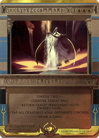 Cryptic Command [Amonkhet Invocations] | Dumpster Cat Games