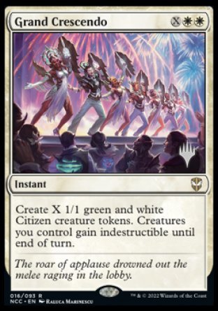 Grand Crescendo (Promo Pack) [Streets of New Capenna Commander Promos] | Dumpster Cat Games