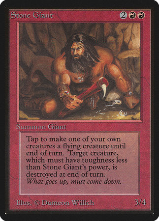 Stone Giant [Limited Edition Beta] | Dumpster Cat Games