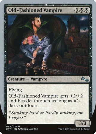 Old-Fashioned Vampire [Unstable] | Dumpster Cat Games