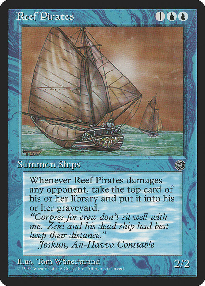 Reef Pirates (Joskun Flavor Text) [Homelands] | Dumpster Cat Games