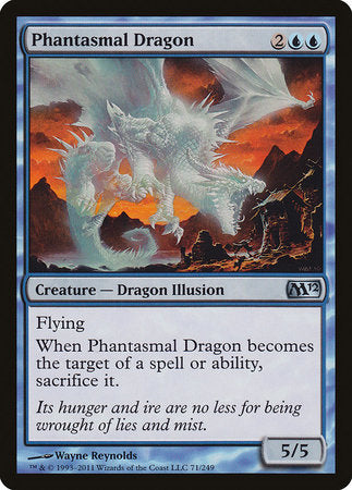 Phantasmal Dragon [Magic 2012] | Dumpster Cat Games